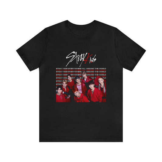 Stray Kids Everywhere All Around The World T-Shirt